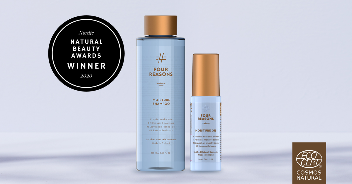 Four Reasons Nature Moisture products won at the Nordic Natural Beauty Awards!